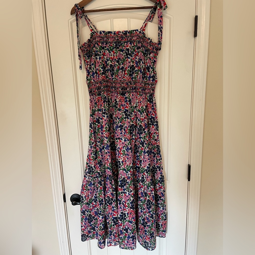 Jcrew floral maxi dress in size medium.